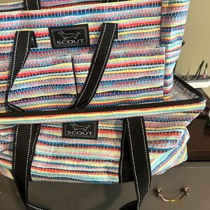 Scout Black Duffel Bag with Durable Design and Spacious Interior  matching tote